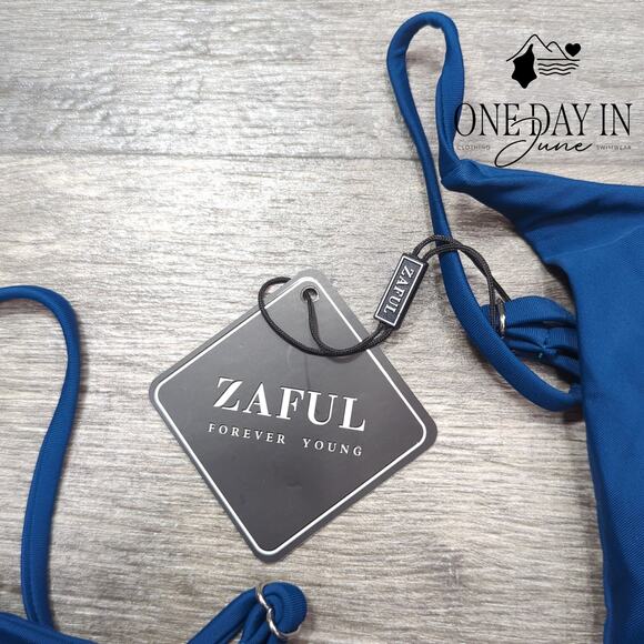 Zaful Moderate Coverage Bikini Swimsuit Size M - Picture 3 of 6